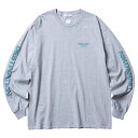 LIBERAIDERS(xC_[X) / vg T / OTVc / PROPAGANDA L/S TEE- GRAY / 755022303 / Y