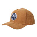 BRIXTON ( uNXg ) / XibvobN Lbv Xq / CREST C MP SNAPBACK - GOLDEN BROWN CORD / 11001-GLDBC / Y23FW