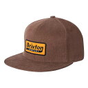 BRIXTON ( uNXg ) / XibvobN Xq / STEADFAST HP SNAPBACK - BISON / 10981-BISON / Y 23FW