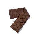 TAION BY F/CE. PACKABLE DOWN SCARF - BROWN/ FSP43232U0001 / タイオン バイ エフシーイー パッカブルダウンスカーフ マフラー