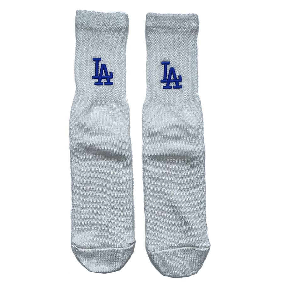 ROSTER SOX(ロスターソックス) x MLB / 靴下 クルーソックス / B MLB 3D SOCKS 2 - WHITE / MLB-170 / メンズ LAD