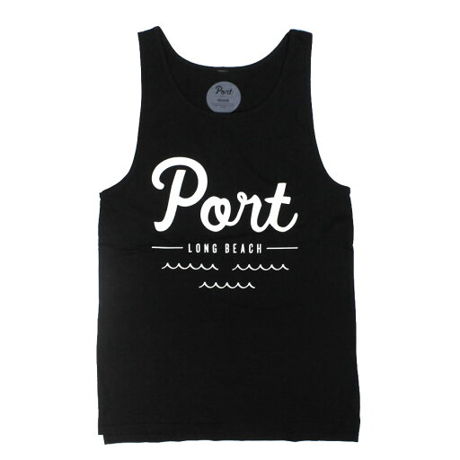 PORT LBC (ポート) / 半袖 Tシャツ / PORT TANKTOP - BLACK / メンズ PORT LBC (ポート) / 半袖 Tシャツ / PORT TANKTOP - BLACK / メンズ