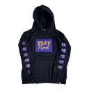 PLAY DESIGN vCfUC / P01 / NуvI[o[p[J[ / PLAY LOGO HOODED SW - BLACK / 22AW1PGHS / Y ubN