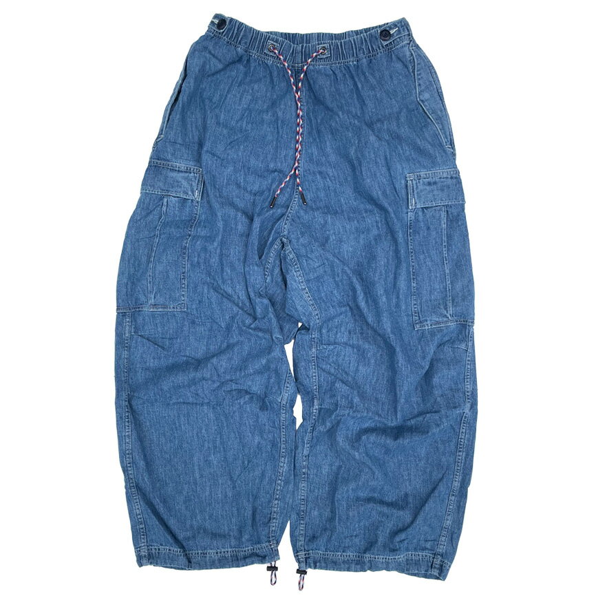 IMPRESTORE (インプレストア) / デニム イージーカーゴパンツ トラウザー / RANDY / DENIM EASY TROUSER - L BLUE / メンズ