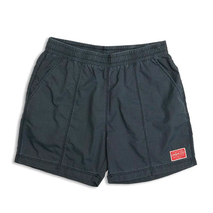 DEUS EX MACHINA ( デウスエクスマキナ ) / 水陸両用 街履きボードショーツ / GLIDE SWIM SHORT - ANTHRACITE / DMP242407A