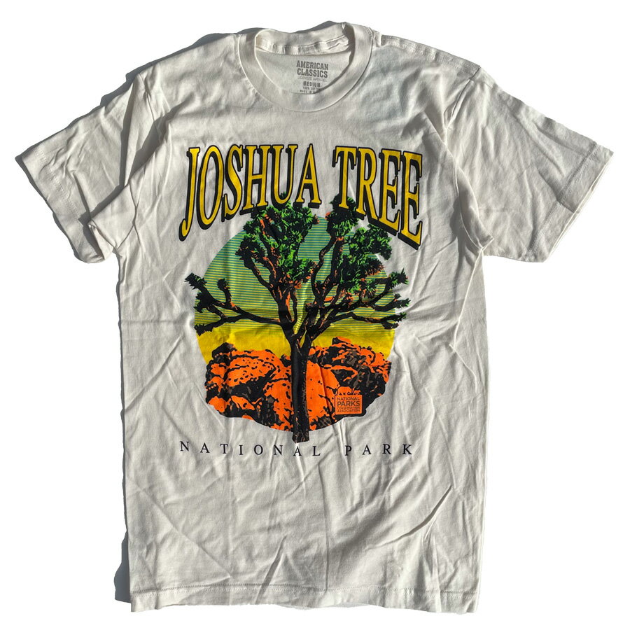 AMERICAN CLASSICS / ジョシュア・ツリー国立公園 Tシャツ / NATIONAL PARKS "JOSHUUA TREE" - NATURAL / メンズ