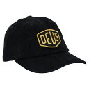 DEUS EX MACHINA ( デウスエクスマキナ ) / キャップ 帽子 / SHIELD CORD DAD CAP - BLACK / DMF24762...