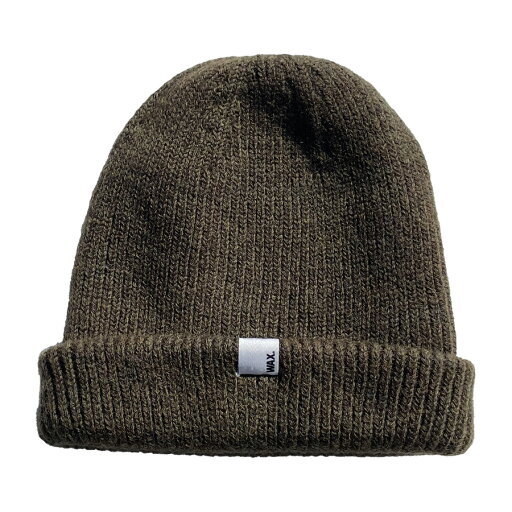 WAX(ワックス) / ニットキャップ ビーニー / Wool beanie - Charcoal / WX-0412 / メンズ THM ニット帽 帽子 定番 ロゴ 秋冬 シンプル ウール ワンポイント チャコール グレー WAX(ワックス) / ニットキャップ ビーニー / Wool beanie - Charcoal / WX-0412 / メンズ THM ニット帽 帽子 定番 ロゴ 秋冬 シンプル ウール ワンポイント チャコール グレー