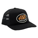 DEUS EX MACHINA ( デウスエクスマキナ ) / メッシュキャップ トラッカーハット 帽子 / MAZEY TRUCKER - BLACK / DMP257998 / メンズ ブラック 黒 ロゴ 刺繍 シンプル