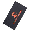 Poler Outdoor Stuff(ポーラー アウトドア スタッフ) / ビーチタオル / BEACH TOWEL - BLACK x ORANGE / 241MCV0473 / ブラック オレンジ 黒 ロゴ 海 山 アウトドア スポーツ