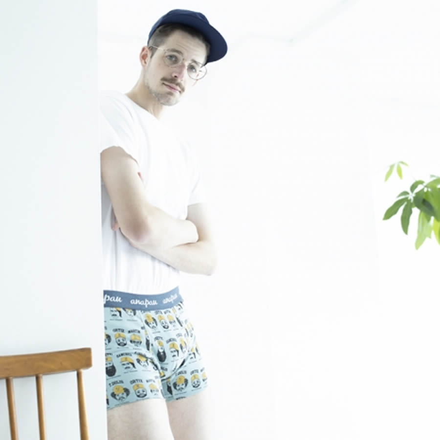 anapau アナパウ / ボクサーパンツ 下着 アンダーウェア / P-2007 / ベースボール / MINT / メンズ 【t66】