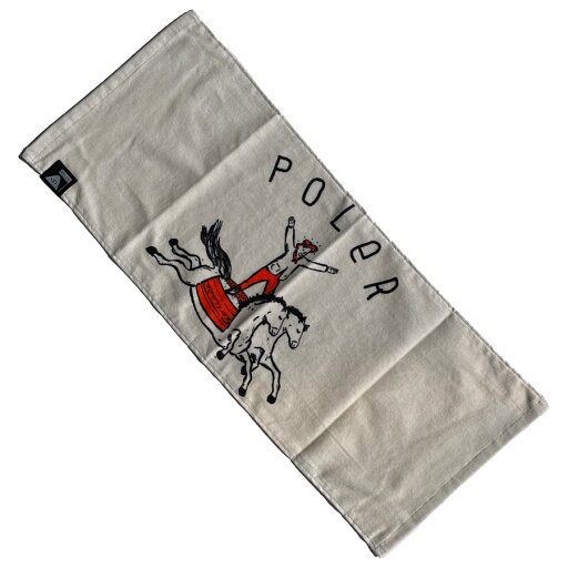 Poler Outdoor Stuff(ポーラー アウトドア スタッフ) / ハンドタオル / COTTON HAND TOWEL - BEIGE / 251MCV0176 / ベージュ オフホワイト ロゴ 馬 アウトドア スポーツ Poler Outdoor Stuff(ポーラー アウトドア スタッフ) / ハンドタオル / COTTON HAND TOWEL - BEIGE / 251MCV0176 / ベージュ オフホワイト ロゴ 馬 アウトドア スポーツ