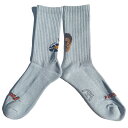 ROSTER SOX(ロスターソックス) / 靴下 クルーソックス / SOUL MAN - BLUE / RS-458 / メンズ レディース ブルー 青 ソウルマン 定番