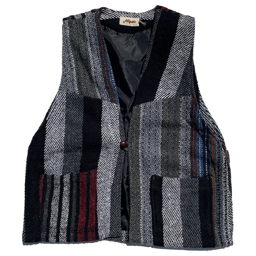 NASNGWAM (ナスングワム) / ベスト リメイク / PUEBLO VEST - size L / RV0758701 / メンズ