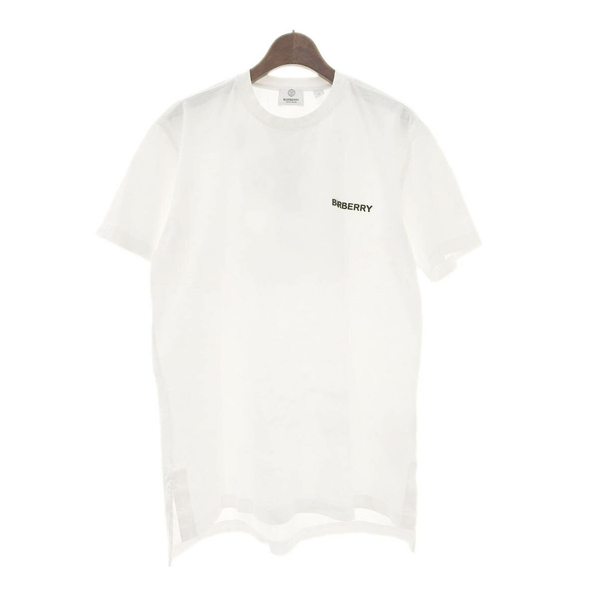 バーバリー モノグラムモチーフ コットン Tシャツ 8048811 レディース ホワイト BURBERRY 【中古】 【アパレル・小物】