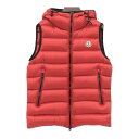 モンクレール RAY GILET ダウンベスト 43373 49 53334 メンズ レッド MONCLER 【中古】 【アパレル 小物】