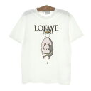 ロエベ スタジオジブリ コラボ 千と千尋の神隠し 湯バード Tシャツ S928Y22J08 メンズ ホワイト LOEWE [美品] 【中古】 【アパレル・小物】