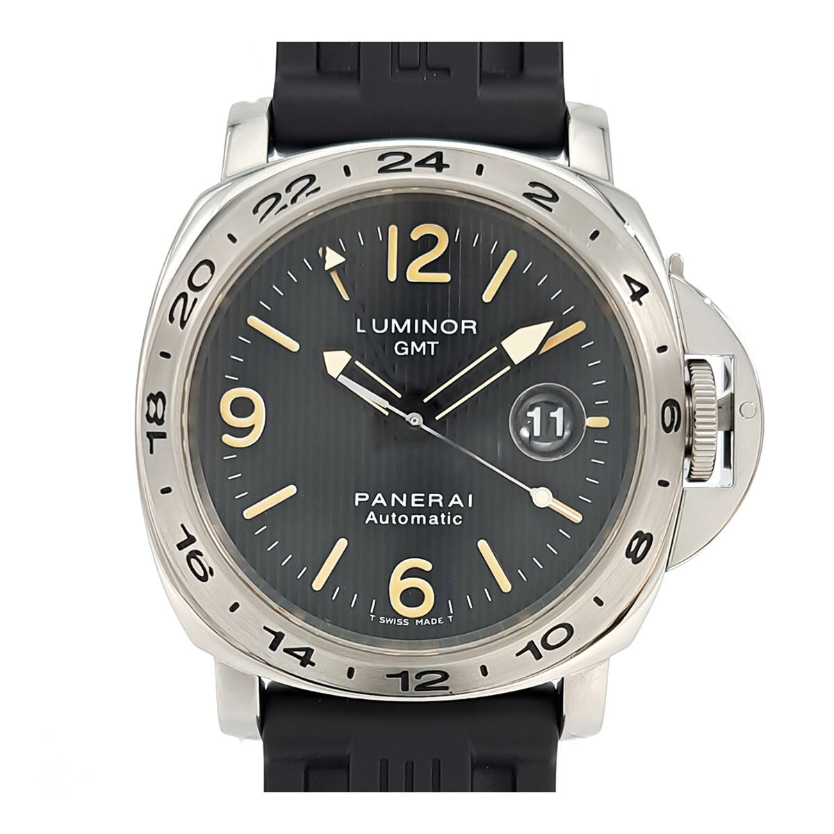 オフィチーネ パネライ ルミノール GMT フリンケ A番 Overhauled PAM00029 自動巻き ステンレススティール メンズ OFFICINE PANERAI 【中古】 【時計】