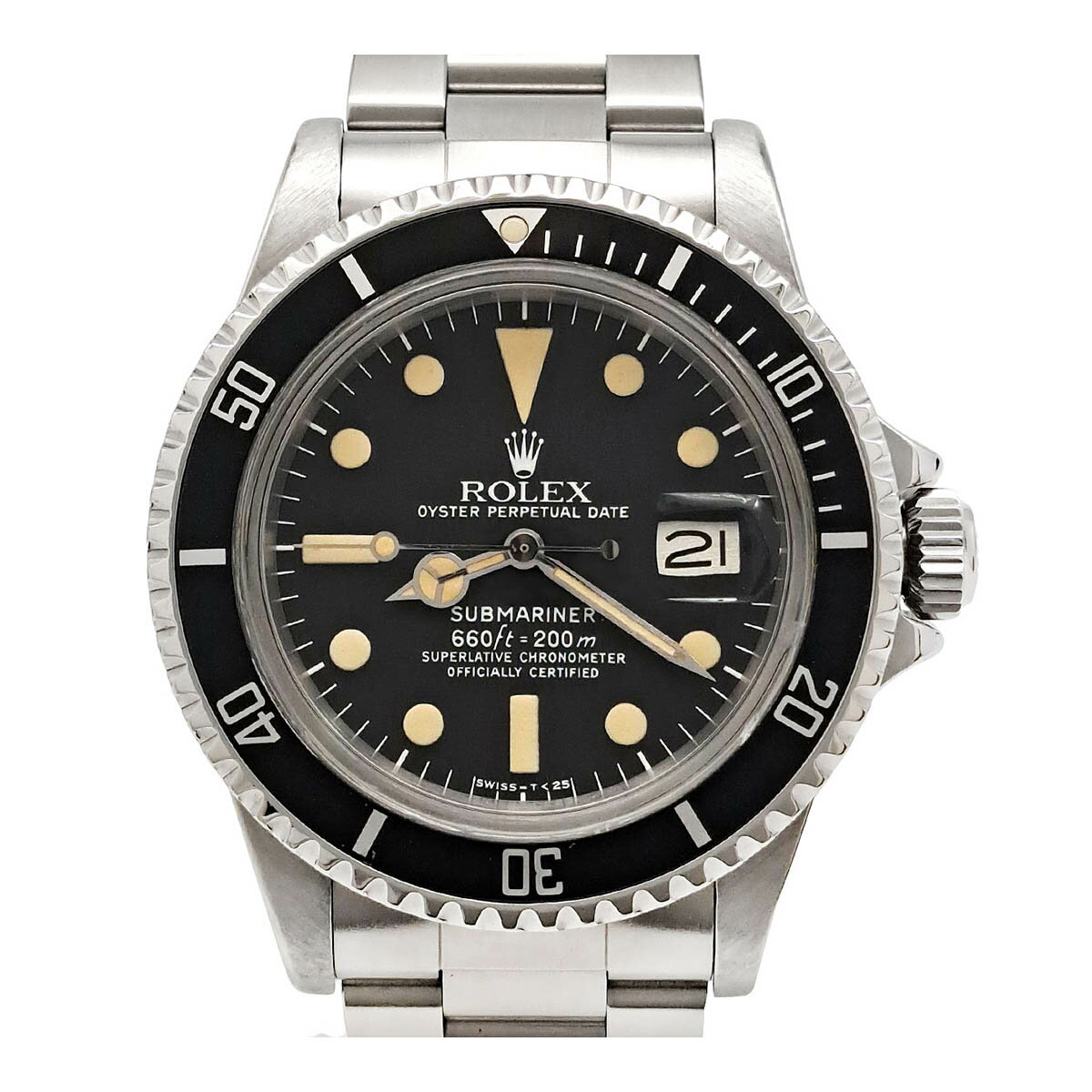 ロレックス サブマリーナ デイト 50番 1680 自動巻き ステンレススティール メンズ ROLEX [アンティーク ヴィンテージ] 【中古】 【時計】