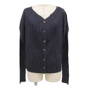 プリーツプリーズ PLEATS PLEASE プリーツ カーディガン レディース ダークグレー PLEATS PLEASE 【中古】 【アパレル・小物】(4)