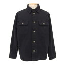 クロムハーツ ワークドッグ クロスボールボタン デニムジャケット メンズ ブラック CHROME HEARTS 【中古】 【アパレル・小物】