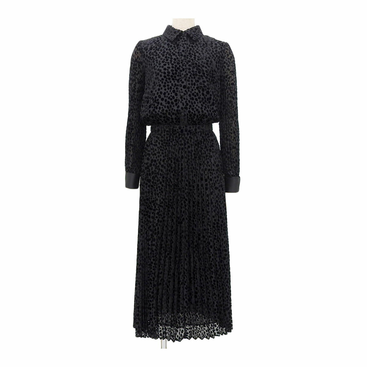 エンポリオ・アルマーニ ワンピース H3NA2N レディース ブラック Emporio Armani 【中古】 【アパレル・小物】