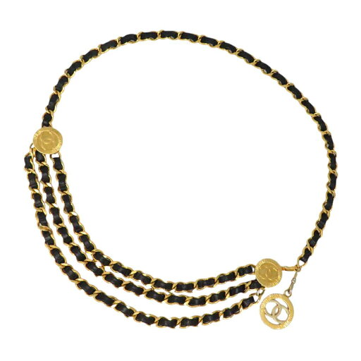 シャネル ココマーク ヴィンテージ チェーンベルト メタル レザー ユニセックス CHANEL 【中古】 【アパレル・小物】 シャネル ココマーク ヴィンテージ チェーンベルト メタル レザー ユニセックス CHANEL 【中古】 【アパレル・小物】