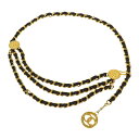 シャネル ココマーク ヴィンテージ チェーンベルト メタル レザー ユニセックス CHANEL 【中古】 【アパレル・小物】