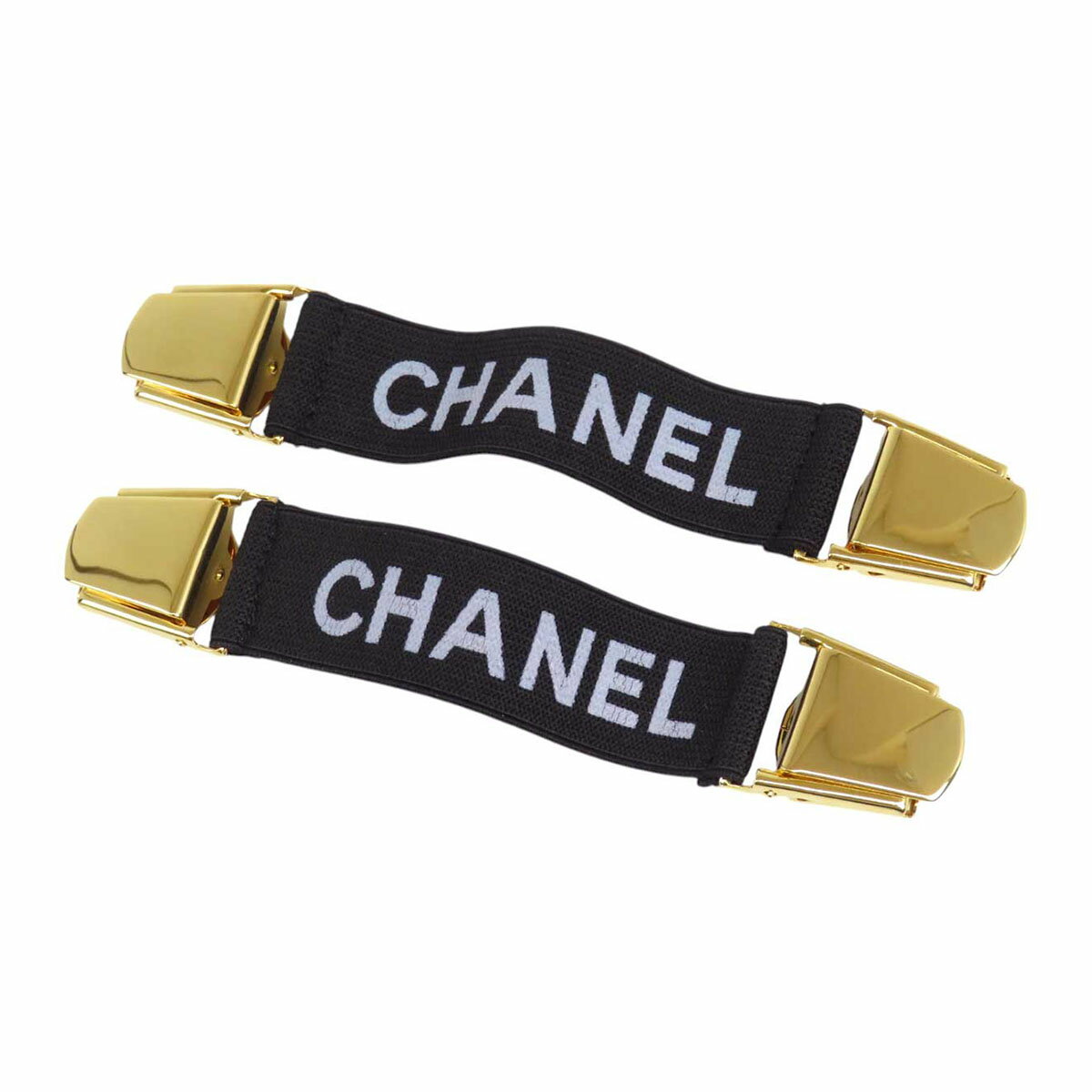シャネル ロゴ プリント セット アームバンド メタル ゴム ユニセックス CHANEL 【中古】 