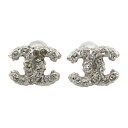 シャネル ココマーク ストラス スタッド ピアス メタル ストラス ユニセックス CHANEL 【中古】 【アパレル・小物】