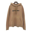 バーバリー ロゴ コットンフーディー レディース キャメル BURBERRY 【中古】 【アパレル・小物】