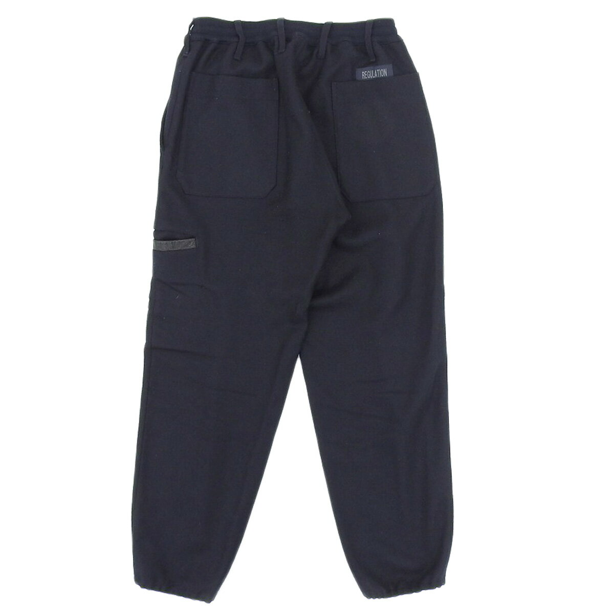 ヨウジヤマモト ウール パンツ REGULATION HR-P03-141 メンズ ネイビー Yohji Yamamoto 【中古】 【アパレル・小物】