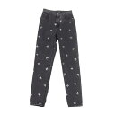 シャネル グリッター ココマーク デニムパンツ P71639V63193 レディース ダークグレー CHANEL 【中古】 【アパレル・小物】