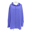 OVERCOAT ドロップショルダー フーディ シャツ メンズ パープル 【中古】 【アパレル・小物】