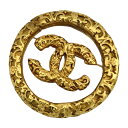 シャネル ココマーク ラウンド ヴィンテージ ピンブローチ メタル ユニセックス CHANEL 【中古】 【アパレル・小物】