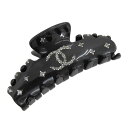 シャネル ココマーク ラインストーン ヘアクリップ レディース ブラック CHANEL 【中古】 【アパレル・小物】