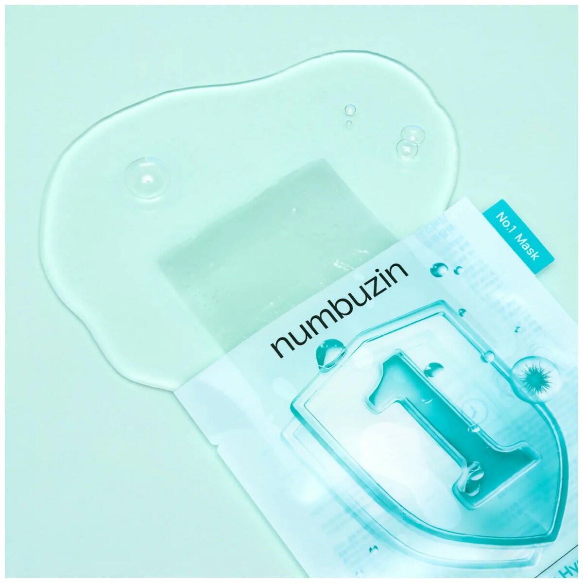ナンバーズイン 1番パントテン酸B5ヒアルロン酸アクティブクリアマスク 4枚入 No. 1 Pantothenic B5 Hyaluronic Active Clear Mask Sheet 26ml numbuzin マスクシート/パック パック 【コスメ】