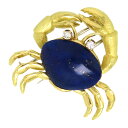 ティファニー カニモチーフ ブローチ 18K (K18YG) レディー...(4)