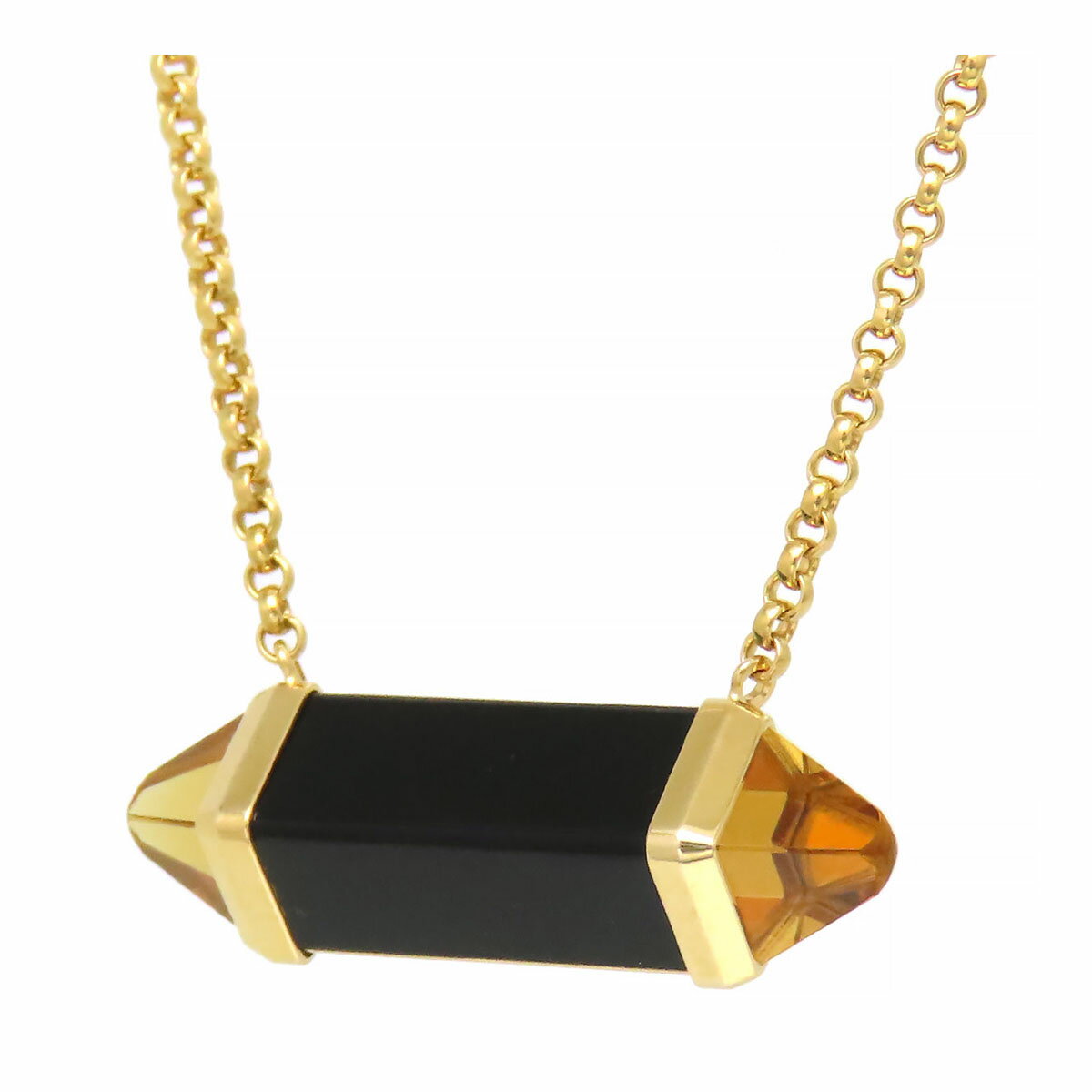 カルティエ レ ベルランゴ ドゥ カルティエ ネックレス Au750 (K18YG) レディース CARTIER [美品] 【中古】 【ジュエリー】