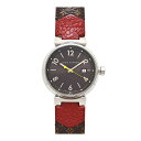 ルイヴィトン タンブールGM デイト Q1111 クオーツ ステンレススティール メンズ LOUIS VUITTON 【中古】 【時計】