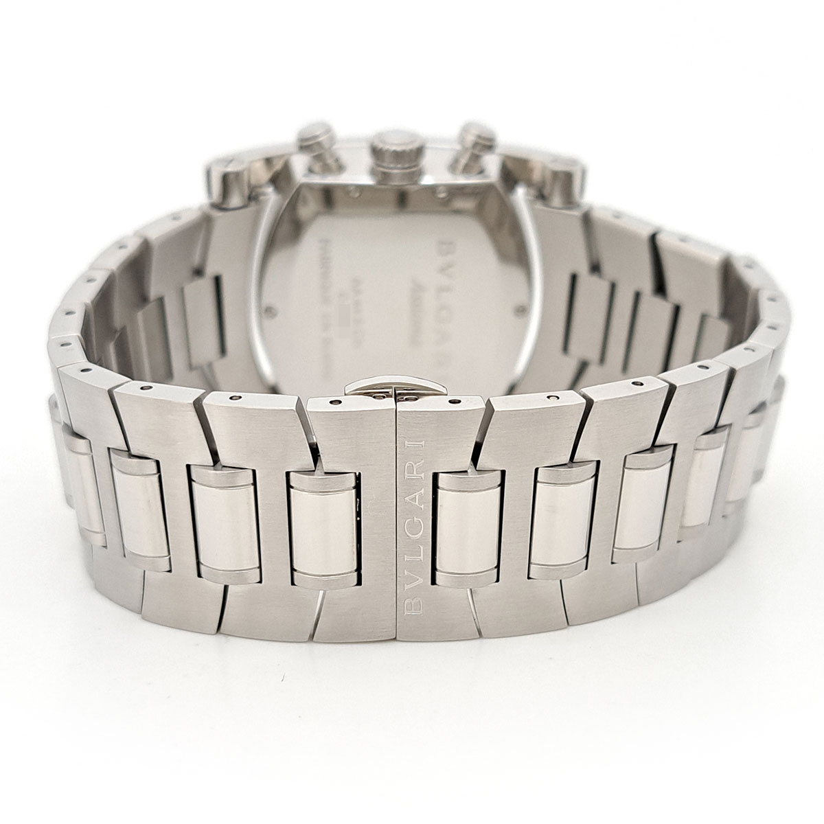 ブルガリ アショーマ クロノグラフ AA44SCH 自動巻き ステンレススティール メンズ BVLGARI 【中古】 【時計】