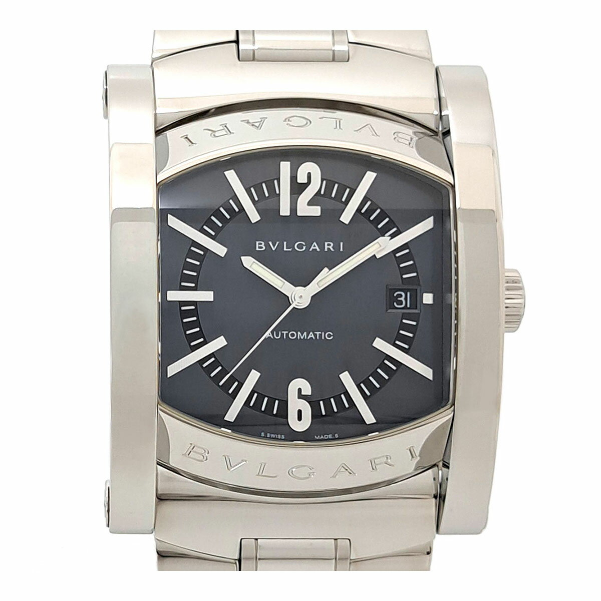 ブルガリ アショーマ AA48S 自動巻き ステンレススティール メンズ BVLGARI 【中古】 【時計】