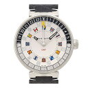 ルイヴィトン タンブール ムーン デュアルタイム QA096Z クオーツ ステンレススティール メンズ LOUIS VUITTON 【中古】 【時計】