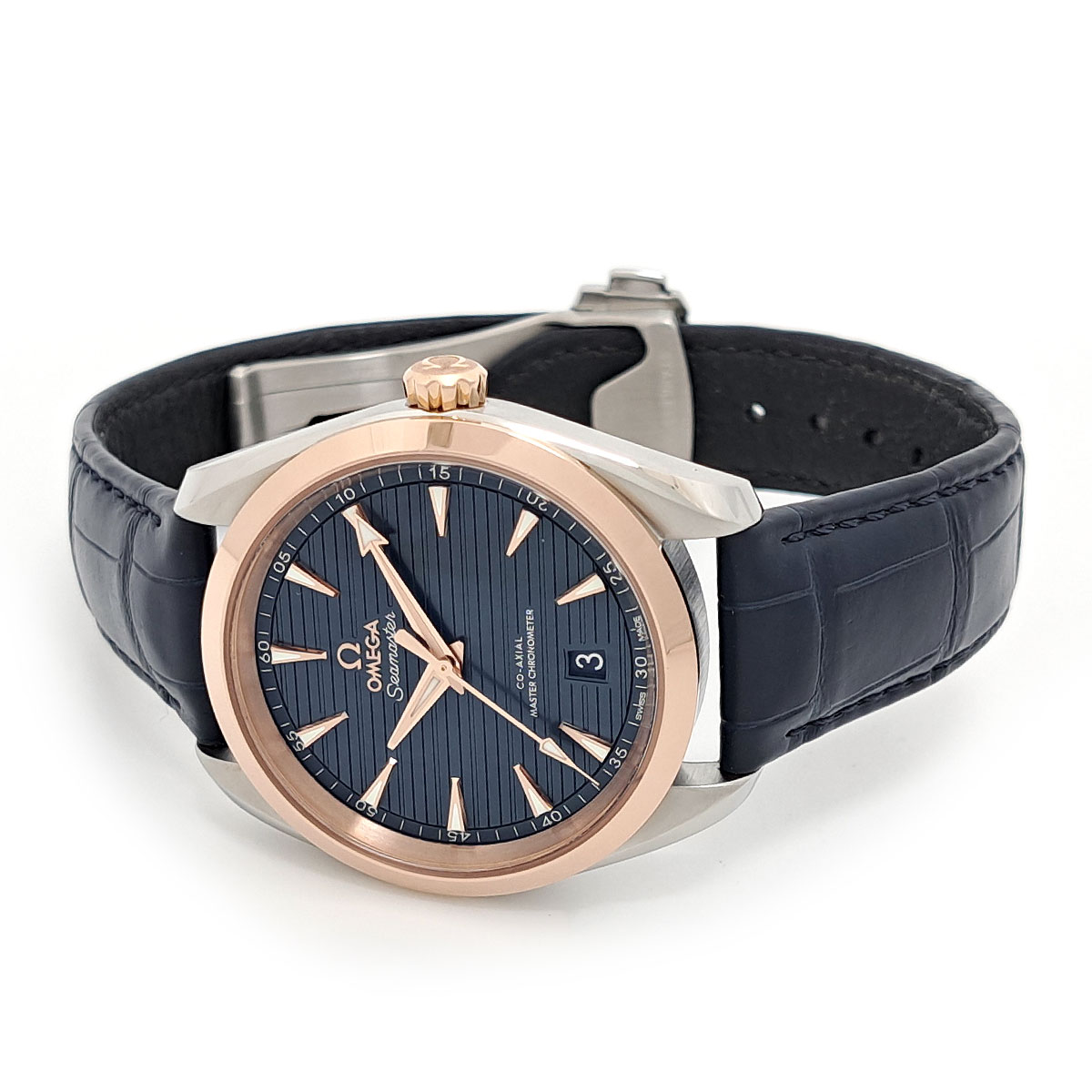 オメガ シーマスター アクアテラ 220.23.38.20.03.001 自動巻き ステンレススティール ピンクゴールド メンズ OMEGA 【中古】 【時計】