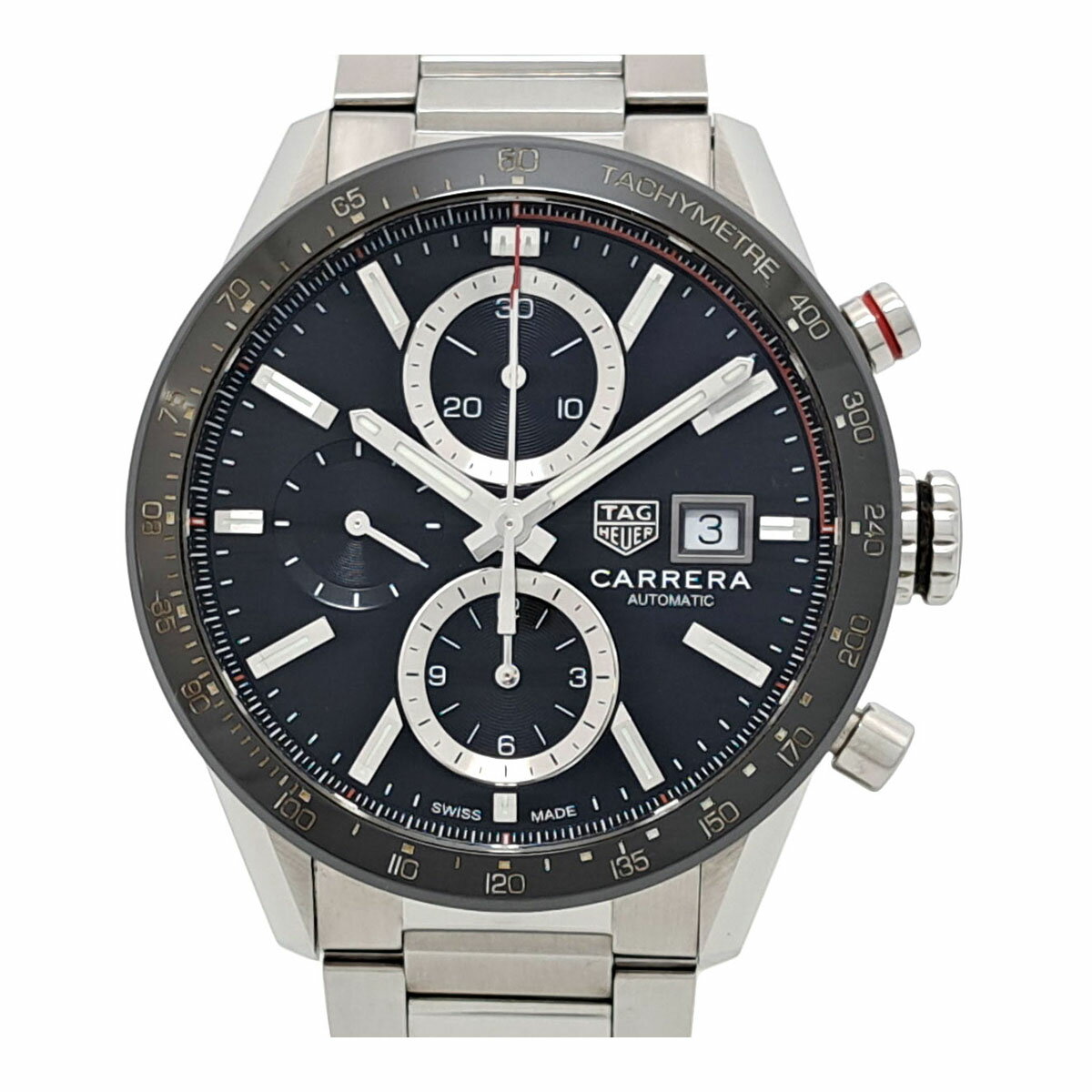 タグホイヤー カレラ キャリバー16 クロノグラフ CBM2110.BA0651 自動巻き ステンレススティール メンズ TAG HEUER 【中古】 【時計】