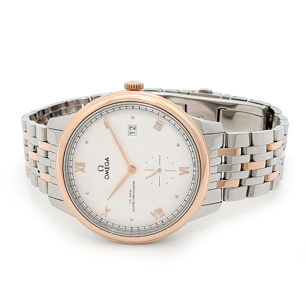 オメガ デ・ヴィル プレステージ 434.20.41.20.02.001 自動巻き ステンレススティール ピンクゴールド メンズ OMEGA 【中古】 【時計】