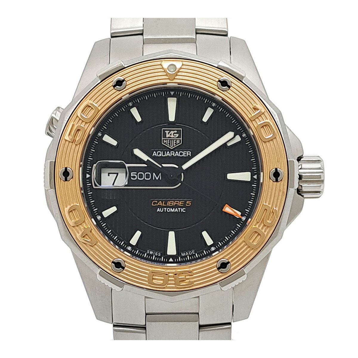 タグホイヤー アクアレーサー キャリバー5 WAJ2150.BA0870 自動巻き ステンレススティール メンズ TAG HEUER 【中古】 【時計】