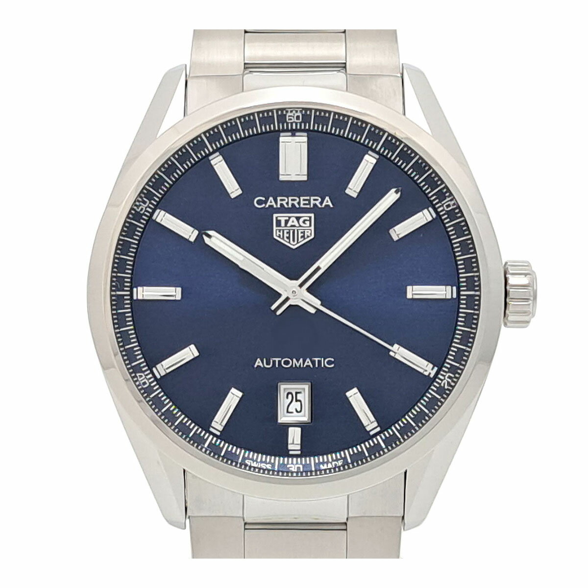 タグホイヤー カレラ デイト WBN2112 自動巻き ステンレススティール メンズ TAG HEUER 【中古】 【時計】