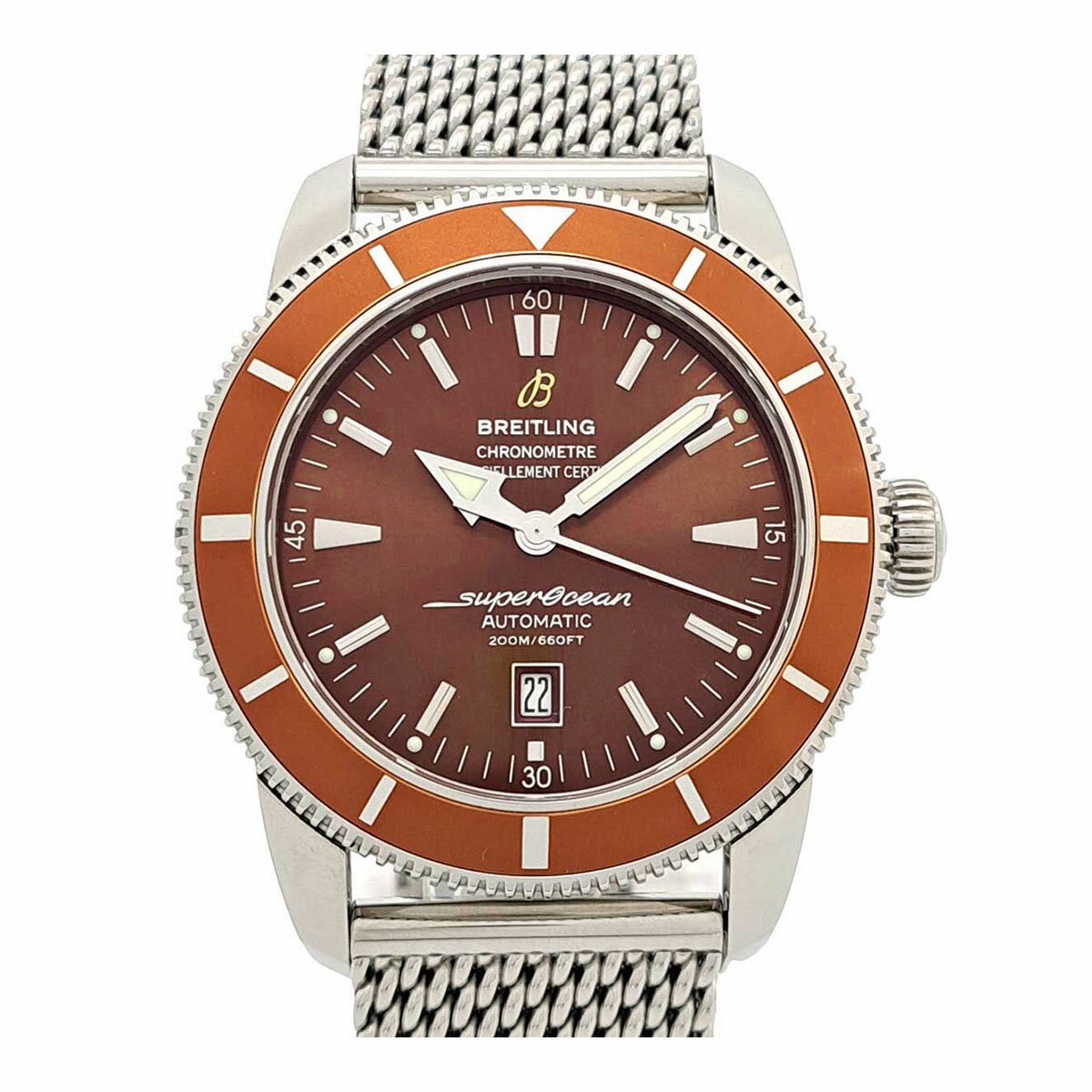 ブライトリング スーパーオーシャン ヘリテージ46 A17320 自動巻き ステンレススティール メンズ BREITLING 【中古】 【時計】(2)