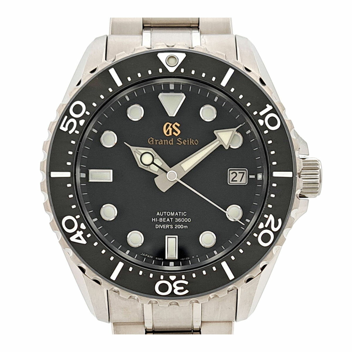 セイコー グランドセイコー メカニカル ハイビート ダイバーズ200m SBGH291 自動巻き チタン メンズ SEIKO 【中古】 【時計】